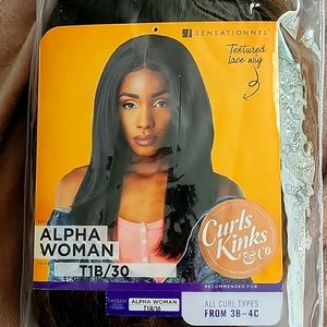 Sensationnel textured lace wig, Style Alpha Woman, Color T1B/30